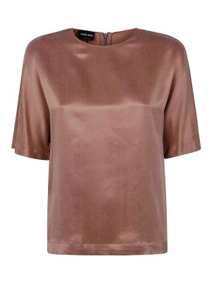 GIORGIO ARMANI: shirts - FSC Viscosa Cupro shirt