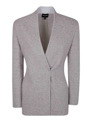 Burberry Loulou blazer - Grey - Women | 8063536 | thebs.com