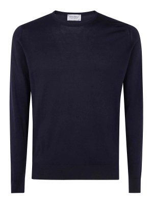 JOHN SMEDLEY: crew necks - Hatfield Long Sleeves Crewneck Pullover