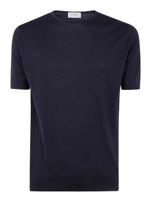 Eleventy Cotton T-Shirt - Blue - Men | K76MAGK66MAG0K0301100