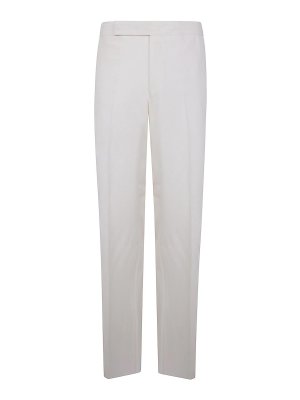 LARDINI: Pantalones casual - Pantalón Casual - Blanco