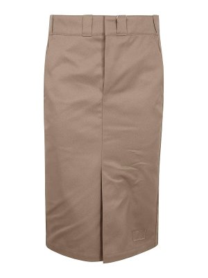 Balenciaga Creased Pleated Skirt - Brown - Women