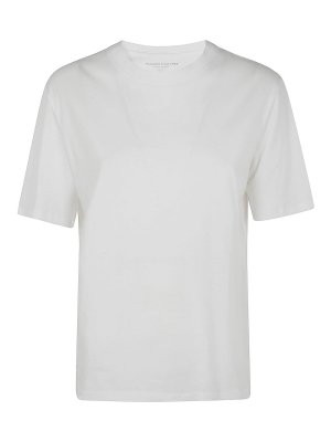 Majestic Filatures: crew necks - Short Sleeves Round Neck Sweater