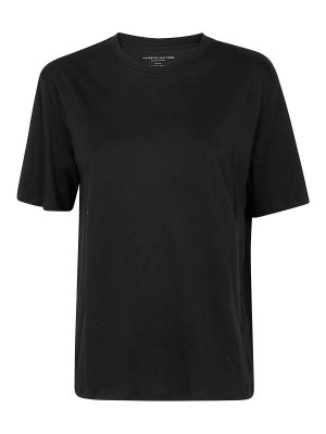 Majestic Filatures: crew necks - Short Sleeves Round Neck Sweater