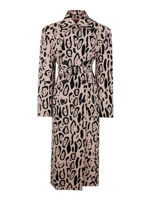 Fendi FF glazed vinyl effect slim trench coat | FF8545A5FN18W