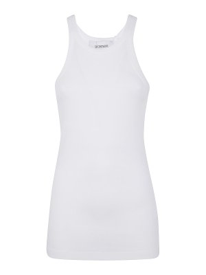 SPORTMAX: Tops & Tank tops - Nastie Silk Cotton Tank Top