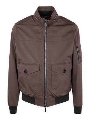 MOORER: Vestes casuals - Veste Casual - Marron