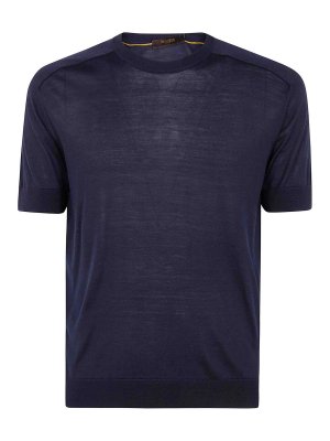 MOORER: crew necks - Norris Short Sleeves Sweater