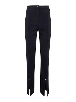 MUGLER: casual trousers - Flared Trousers