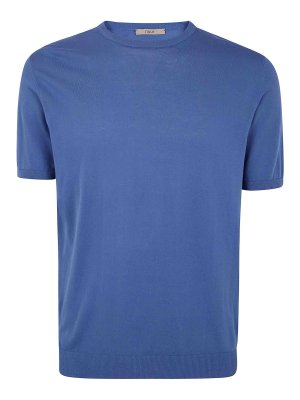 Tシャツ・カットソー TOM FORD Men T-shirt Blue JCS001JMC002S23 HB400 Jersey T-shirt in blue - Tom Ford | Mytheresa