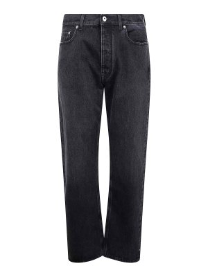 OFF-WHITE: Bootcut - Bootcut Jeans - Blau