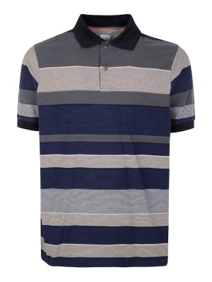 Tシャツ・カットソー Barbour PREMIUM TARTAN PIQUE POLO MIDLAYERS Barbour Premium Tartan Pique Polo Midlayers - Blue | MML1464NY91