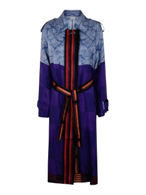 Zimmermann Short Printed Jacket Dress With Belted Waist