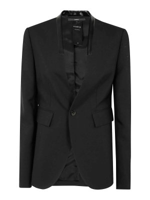 ジャケット Loulou Studio SS25 ARLO DOUBLE-BREASTED JACKET (ARLO BLACK) Loulou Studio Arlo Double-Breasted Jacket - Black | ARLOBLACK