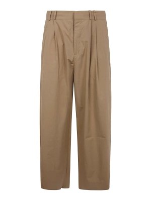 STUDIO NICHOLSON: casual trousers - Double Pleat Volume Pant
