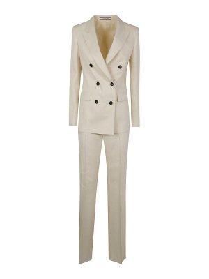 スーツ TAGLIATORE Women Suit Set 940029 T ALBAR1BA X1133 WHITE Woman - Tagliatore