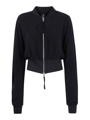 ブルゾン Thom Krom SS25 WOMEN SPORT JACKET FULL ZIP (WSJ488 BLACK) Thom Krom Women Sport Jacket Full Zip - Black - Women
