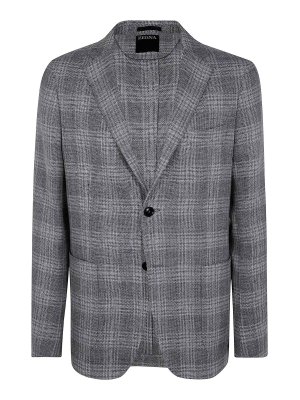 ZEGNA: Chaquetas casual - Chaqueta Casual - Gris