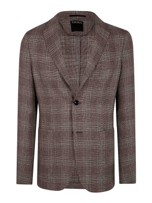 ZEGNA: casual jackets - Wool And Linen Jacket