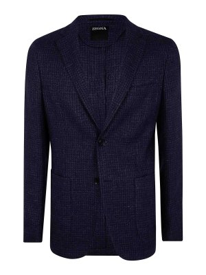 ZEGNA: casual jackets - Wool And Linen Jacket
