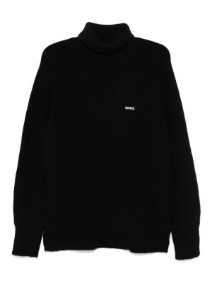 ROTATE Birger Christensen: Col roulé & Col polo - Pull Col Roulé - Noir