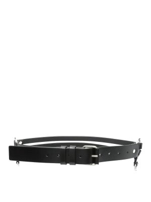 Courreges Belt with buckle - Black | 225ACE020CV00369999BLACK