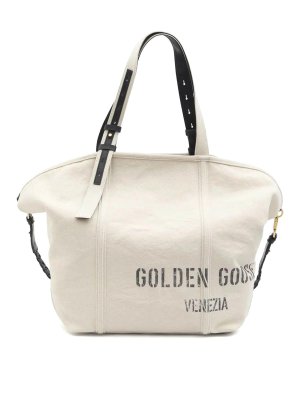 GOLDEN GOOSE: Handtaschen - Shopper - Nude