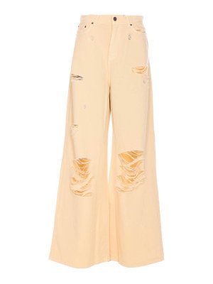 ANIYE BY: pantaloni casual - Pantaloni chloe dritti vanille