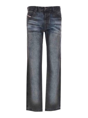 DIESEL: Bootcut - Bootcut Jeans - Blau