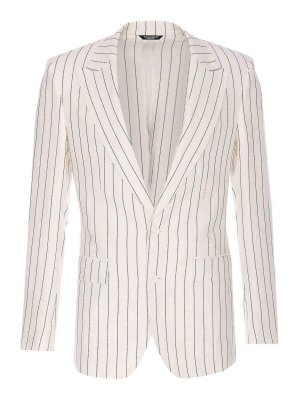 DOLCE & GABBANA: Blazer - Blazer - Blanco