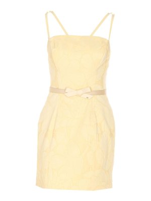 ELISABETTA FRANCHI: Vestidos media pierna - Vestido Midi - Amarillo