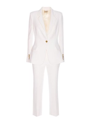 ELISABETTA FRANCHI: completi da cerimonia - Vestito  in crepe a petto singolo