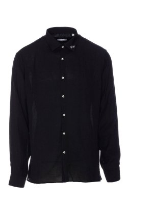Tシャツ・カットソー BARBA SS25 CLASSIC DOUBLE STRIPES SHIRT (K1U13P0147099U 01) Barba Classic Double Stripes Shirt - Blue - Men