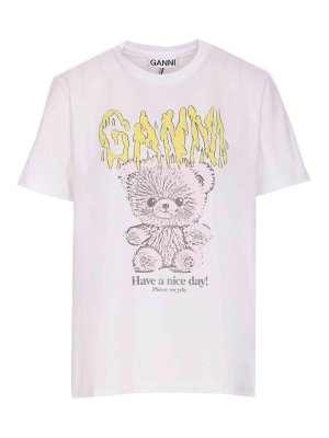 Tシャツ・カットソー LANVIN Women Tops TS9030J17601 White Lanvin White T-Shirt - White - Women | TS9030J17601 | thebs.com