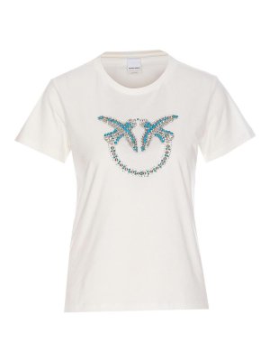 Pinko: T-shirts - T-Shirt - Weiß