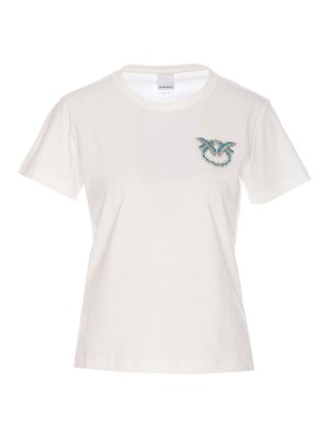 Pinko: T-shirts - T-Shirt - Weiß