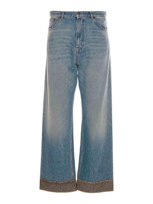 VALENTINO GARAVANI: Jeans à jambe droite - Jean Droit - Bleu