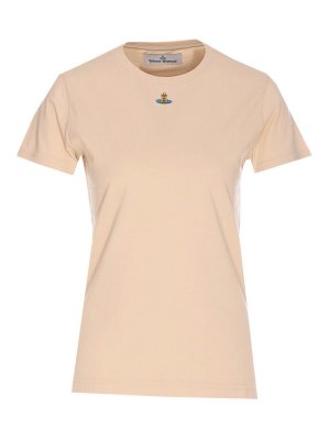 25ss Vivienne Westwood Sand クロップド丈 Tシャツ ベージュ ベージュ系 Vivienne Westwood(ヴィヴィアンウエストウッド