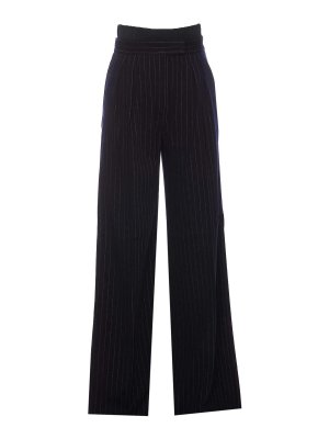 Max Mara: カジュアルトラウザー - カジュアルパンツ - ブルー