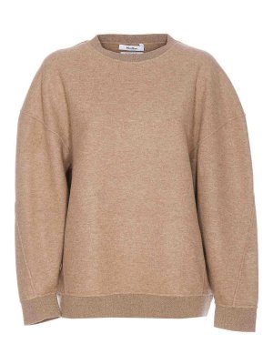Max Mara: crew necks - Crewneck Jersey Sweatshirt