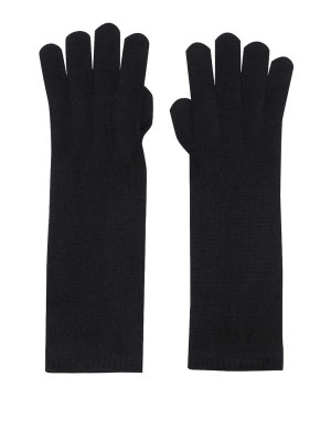 Max Mara Timor Gloves - Black - Women | 2424566013600TIMOR012