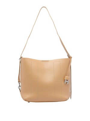 Brunello Cucinelli Brioche Hobo Soft Bag With Precious Chain