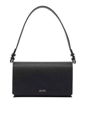 Liu Jo Silver Logo Shoulder Bag - Silver - Women