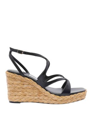JIMMY CHOO: espadrillas - Zeppe  Ayla nere