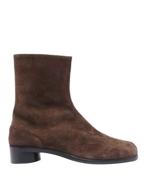 Maison Margiela: Stiefeletten - Stiefeletten - Braun