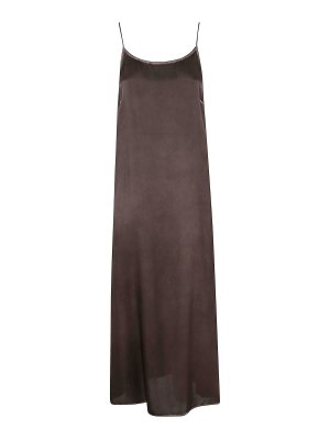 ワンピース JOSEPH SS25 DARIUS DRESS CREPE DE SOIE (JF009151 1336) Darius Crepe de Soie Silk Dress in Green | JOSEPH CA