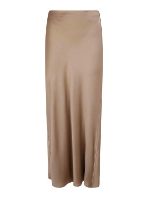 スカート BURBERRY Woman Skirt Nude 8102634 Burberry Checked Wool Skirt - Nude & Neutrals - Women | 8102634