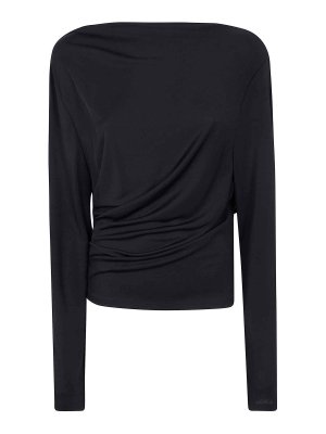 Tシャツ・カットソー NENSI DOJAKA Women Tunic Tops NDSS25TOP084BLACK Black 24771866_55302375_1000.jpg