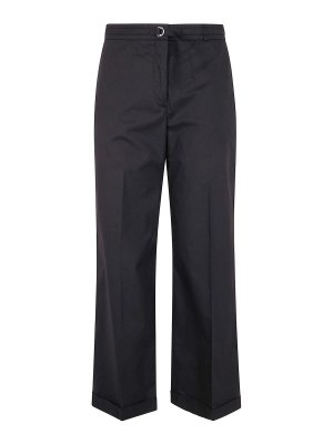 パンツ FERRAGAMO Stretched pleated trousers Black Ferragamo Stretched Pleated Trousers In Black - 24% Off