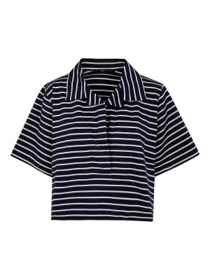 Brunello Cucinelli Embellished striped linen T-shirt
